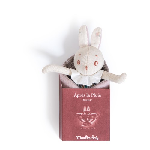 Petit lapin Mousse Après la pluie...