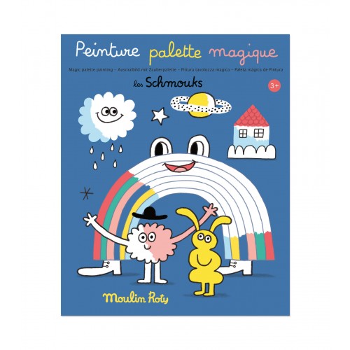 Peinture palette magique Les Schmouks