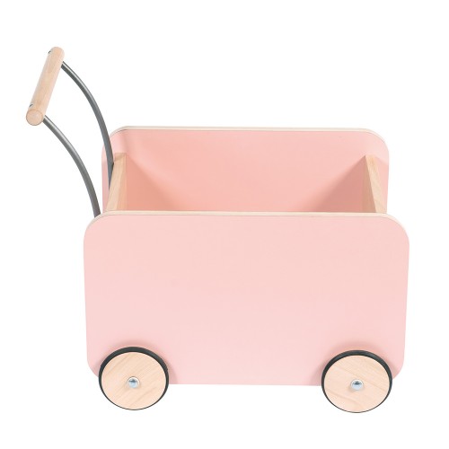 Coffre rose à roulettes Mémoire d'enfant