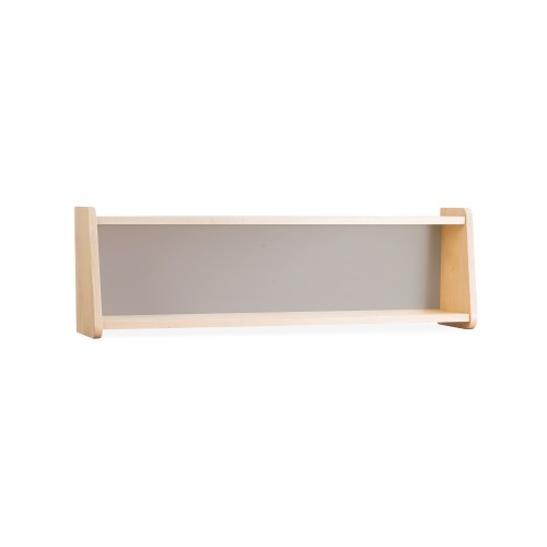 Etagère bois massif taupe