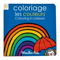 Cahier de coloriage Les couleurs Français/anglais Les Popipop
