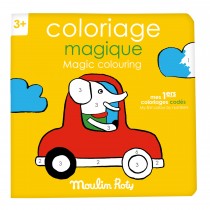 Cahier de coloriages magiques Français/anglais Les Popipop