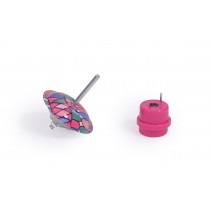 Toupie sautillante rose Les petites merveilles
