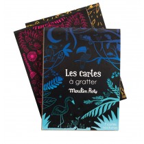 Set de 7 cartes à gratter nocturnes Les petites merveilles