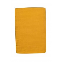 Drap housse ocre lit bébé 70 x 140 cm Le Voyage d'Olga