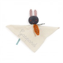 Doudou lapin crème Après la pluie