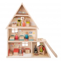 Maison de poupée avec mobilier La Grande Famille