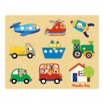 Les transports / Puzzle encastrable en b