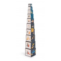 Cubes empilables Les Moustaches