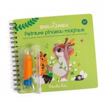 Peinture pinceau magique Dans la jungle