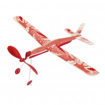 Avion rouge à élastique Les petites merveilles
