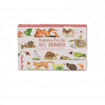 Domino-Puzzle des animaux Le jardin du Moulin