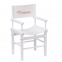 Nouveau fauteuil metteur en scène blanc