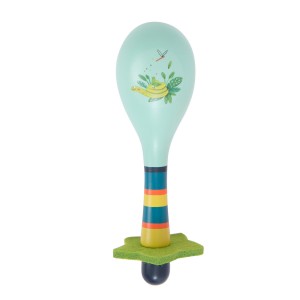 Maracas bleue Dans la jungle
