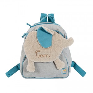Sac à dos éléphant Bergamote Sous mon baobab