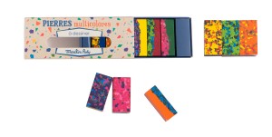 Boîte de 6 pierres de cire à dessiner Les Petites Merveilles