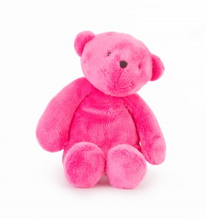 Ours rose - 30 cm  Les p'tits doudous de l'hôpital