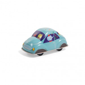 Nouvelle voiture à friction bleue Les jouets métal